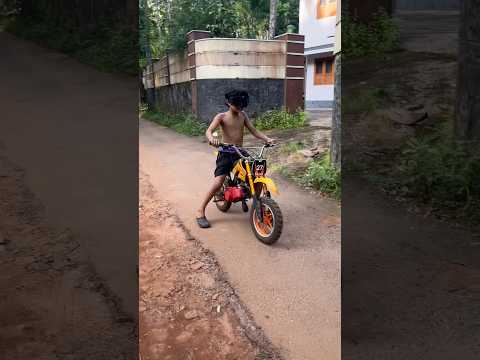 Mini Dirt Bike for Kids 50cc 🔥 / Goofy Boy #dirtbike #viralshorts