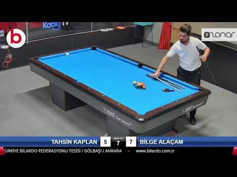 TAHSİN KAPLAN & BİLGE  ALAÇAM Bilardo Maçı - 