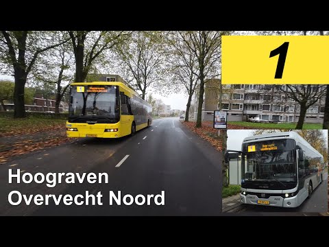 U-OV lijn 1: Hoograven - Overvecht-Noord  | Qbuzz Utrecht | Qbuzz 4652 | 2024