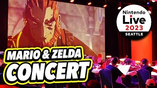 EPIC Zelda & Mario Orchestra @ Nintendo Live 2023 (Gusty Garden, BotW, Ocarina, & More!)