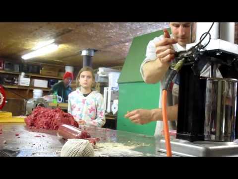 Making Summer Sausage on the Homestead
