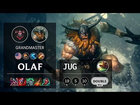 Olaf Jungle vs Rammus - NA Grandmaster Patch 11.13