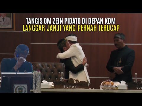 Uncle Zein Cries in His Speech Before the KDM on Purwakarta's Anniversary | Breaking a Promise He...