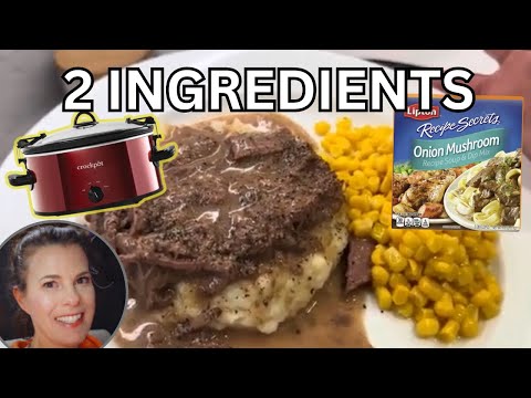 2 Ingredient Crockpot Pot Roast