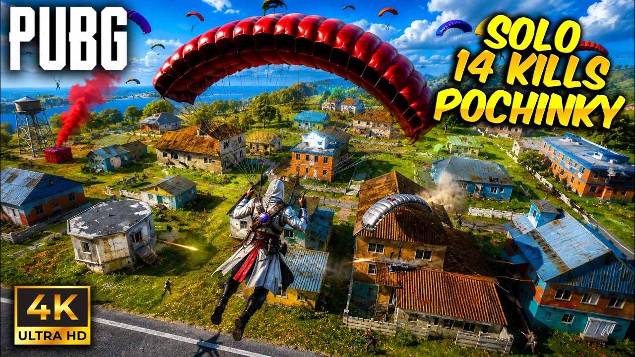 PUBG pero LIMPIO POCHINKY SOLO en ASIA con 14 KILLS 😎 EL REY DE POCHINKY