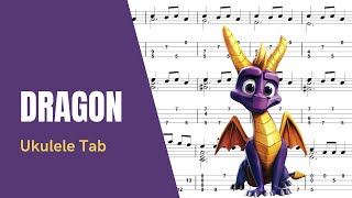 Jake Shimabukuro - Dragon [Ukulele Tutorial] (Tablature)