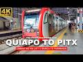 4K FULL COMMUTE Quiapo To PITX Manila To Parañaque Via LRT 1 2025