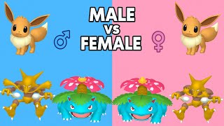 Every Male vs Female Pokémon Difference | Gen 1 to Gen 9 — Can You Spot Them All
