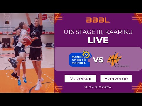 Mažeikiai 2008 vs Ezerzeme-Rezekne 2008 | BBBL boys U16