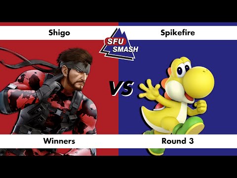 SFU SMASH: BOBC 6 Pre-Local: Shigo (Snake, Terry) Vs. Spikefire (Yoshi) | Winners Round 3