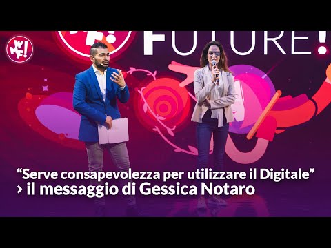 Gessica Notaro, ospite in studio della giornata, lancia il suo messaggio di positività e saluta il pubblico del WMF