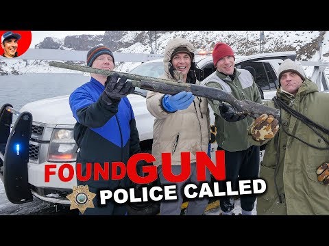 Found SHOTGUN in Lake (95' Deep) Scuba Diving *Police Involved* Video
