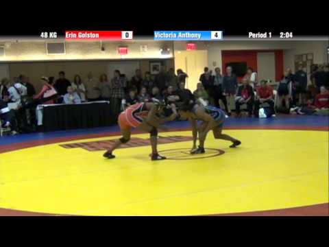 WM 48 KG - Victoria Anthony (Sunkist Kids) vs Erin Golston (NYAC/USOEC)