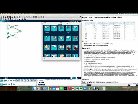 Packet Tracer 10.3.5 Troubleshoot Default Gateway Issues
