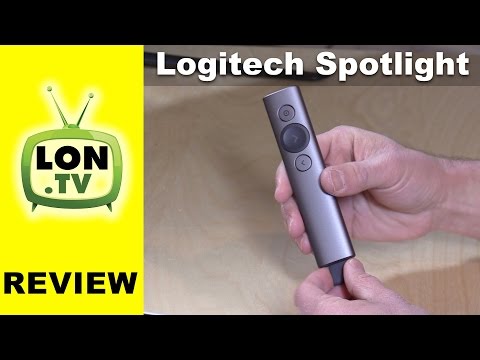 LOGITECH R500s Bluetooth pristatymo nuotolinio valdymo pultas – GRAFITAS video