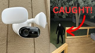 Reolink Elite Floodlight WIFI Camera Review - I CAUGHT SOMETHING ON CAMERA!