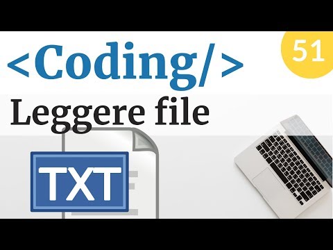 Leggere un file di testo con Processing - Corso di Coding - lezione 51