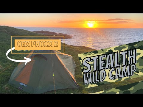 WILD CAMPING by a CLIFF • OEX Phoxx 2 Tent