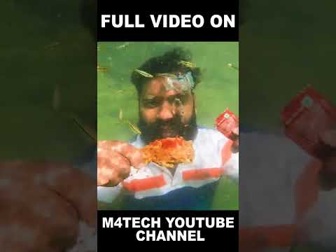 Eating food under water |m4 tech | #shorts