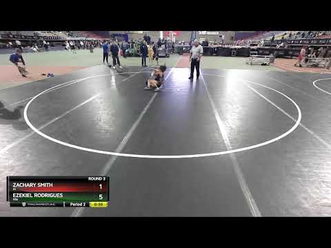 93-101 Lbs Round 3 - Zachary Smith, IA Vs Ezekiel Rodrigues, MN 9fac