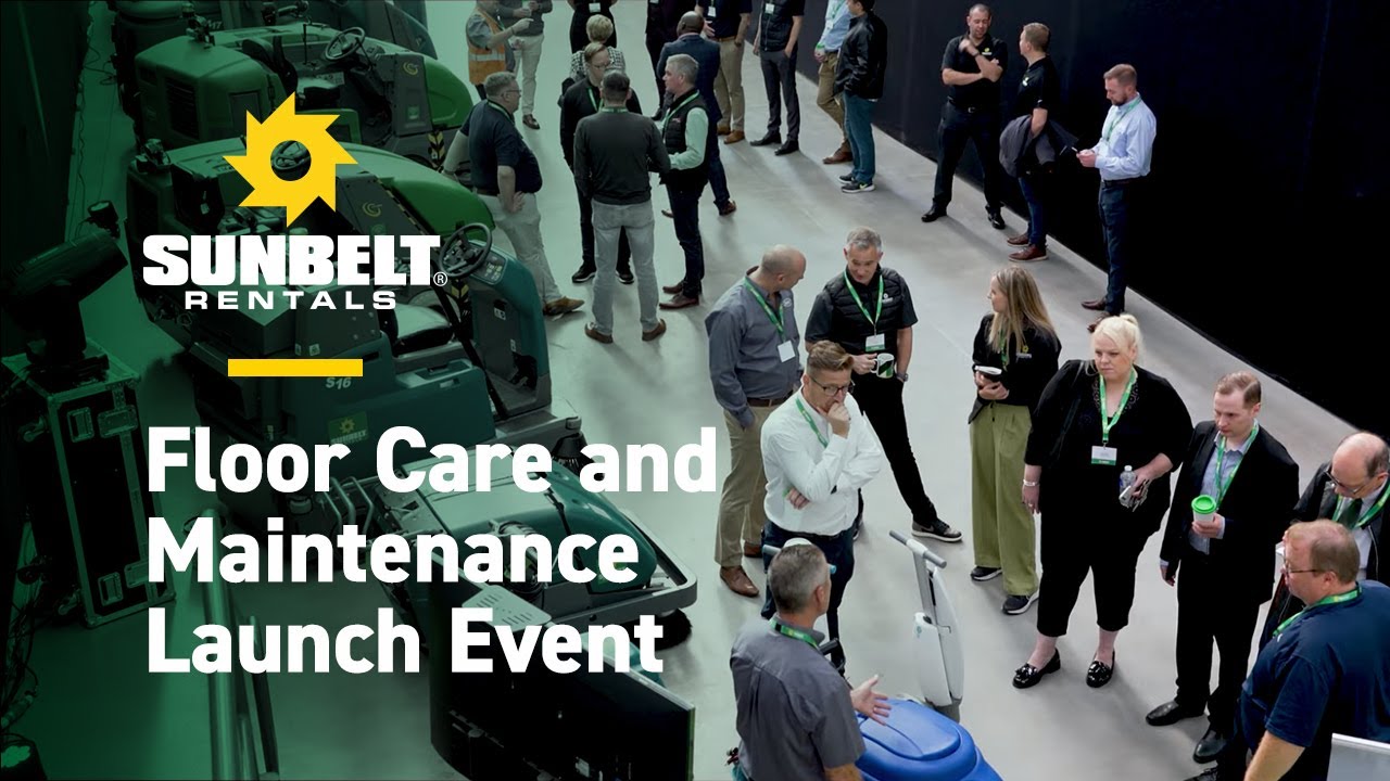 Sunbelt Rentals Floor care and Maintenance launch event
