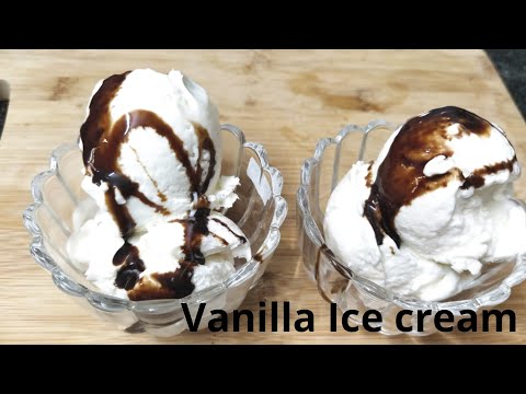 Homemade Vanilla Ice Cream Recipe (only 3 Ingredients) | Eggless Vanilla Ice cream | By Dhanshri