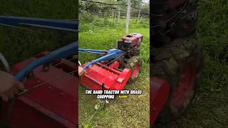 Download lagu Hand Tractor with Grass Chopping Machine for Fields Turfing Machine mp3