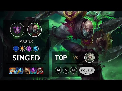 Singed Top vs Camille - EUW Master Patch 11.13