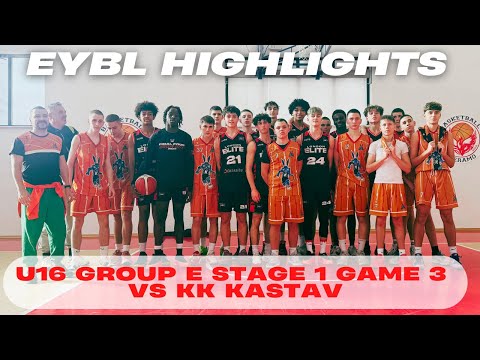 London Elite vs KK Kastav | EYBL U16 Group E Stage 1 Game 3 | Roseto, Italy