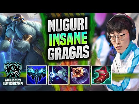 NUGURI INSANE GRAGAS IN EUW WORLDS BOOTCAMP! - FPX Nuguri Plays Gragas TOP vs Viktor! | Patch 11.19