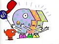 PBS Kids P Pals ID 1993 1996 E I Variant HD Upscale 60FPS
