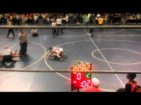 State match 3 semi finials Ethan Miller