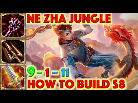 SMITE HOW TO BUILD NE ZHA - Ne Zha Rework + Ne Zha Jungle Build Season 8 Conquest + How To + Guide