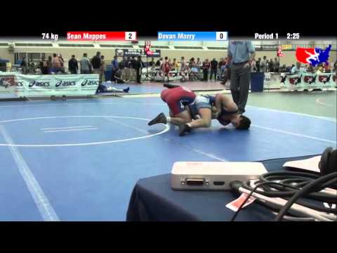 Sean Mappes vs. Devan Marry at 2013 ASICS University Nationals - FS