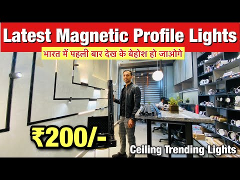 Latest Magnetic Profile Lights ₹200/- | New Business Idea | Bhagirath palace market Delhi