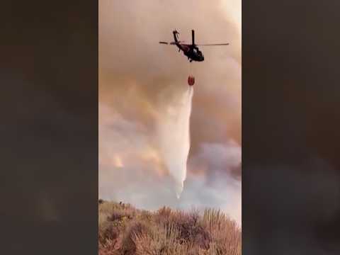 Tens of thousands evacuate from Nevada’s Hawk Fire