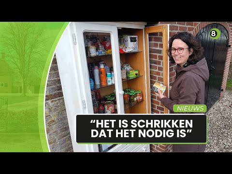 Deelkast bij de pastorie van de protestantse kerk in Silvolde vindt gretig aftrek