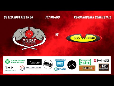 P17 SM Sudet SB - SBS Wirmo, 17.3.2024 | Sudet Salibandy Kouvola