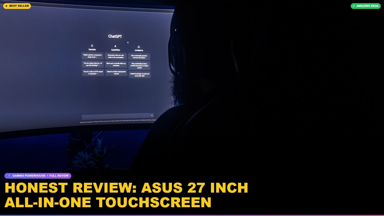 Honest Review: ASUS 27 inch All-in-One Touchscreen Desktop Computer AMD Ryzen 7 350