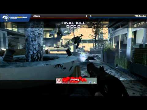 EGL6 : Call of Duty : MW3 (Xbox 360) : eNigma vs TEC.Sweden : Map 1 - WB Semi Final