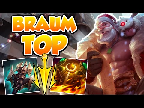 BRAUM TOP WORKS?!? W/ SUNFIRE AND LETHAL TEMPO!