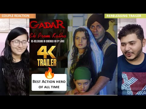 Couple Reaction on Gadar : Ek Prem Katha 4K Trailer | Returning to Cinemas 9th June | Sunny Deol