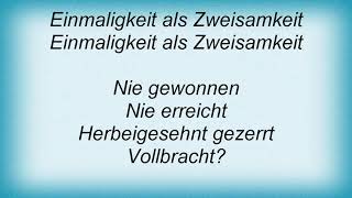 Goethes Erben - Marionetten Lyrics
