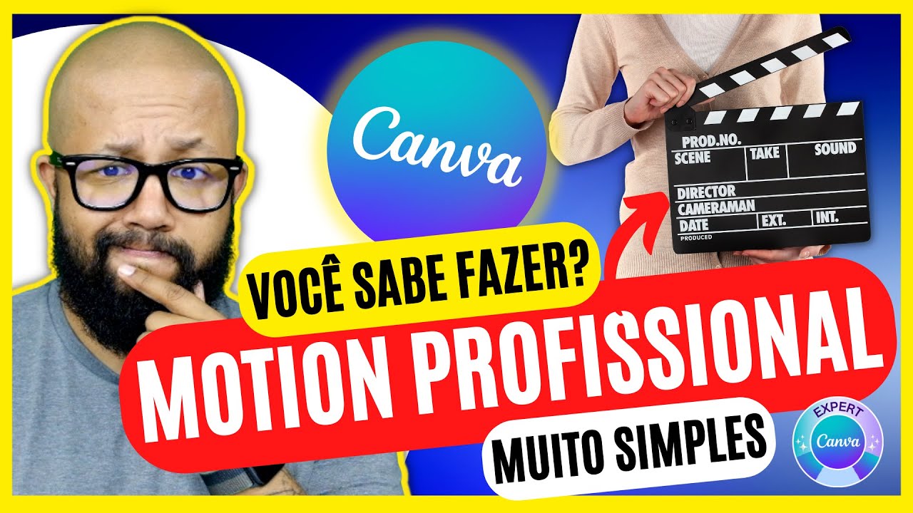 JÁ TENTOU? Como fazer um MOTION simples NO CANVA - [AULÃO COMPLETO]