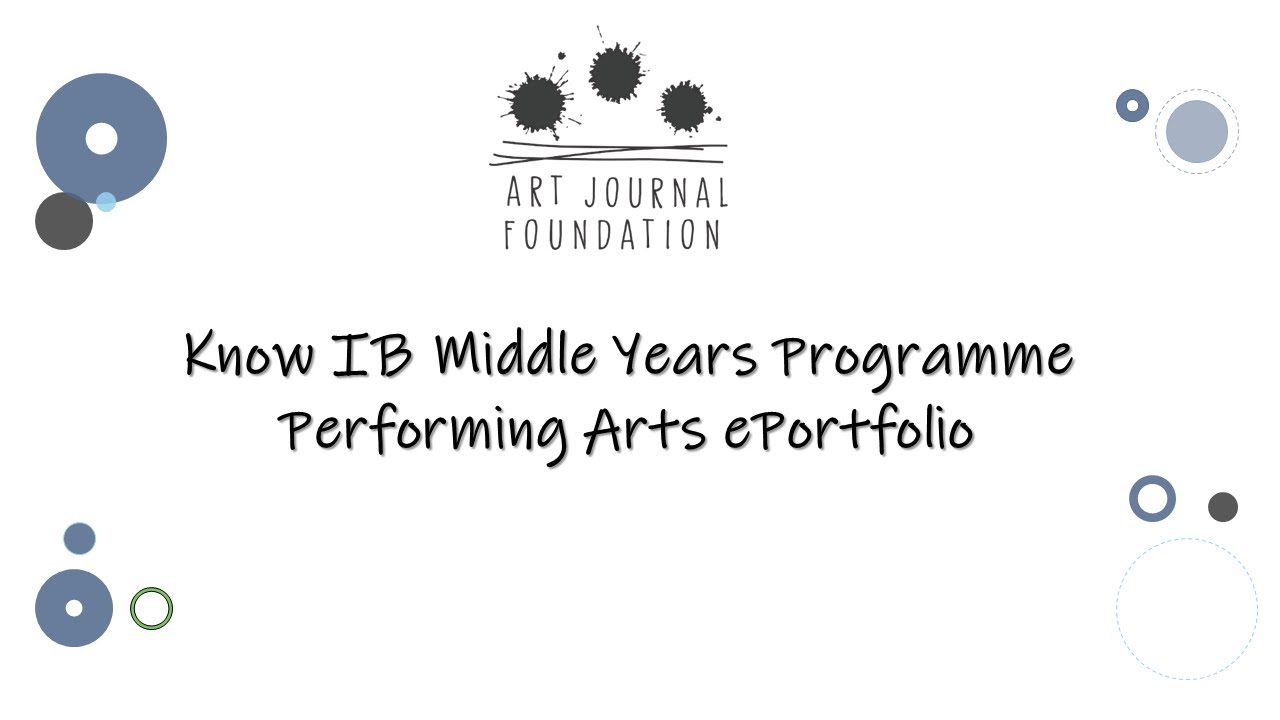 Webinar - MYP Dance and Theatre ePortfolio, Tips and tricks to score the best