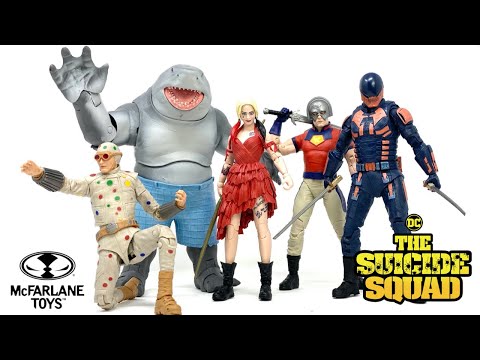 Mcfarlane Toys The Suicide Squad 2021 KING SHARK BAF Wave Review