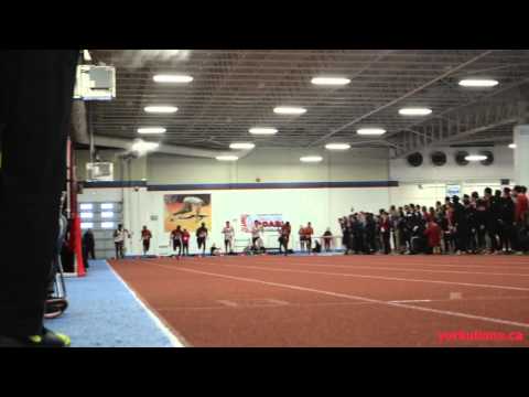 York Lions | Boateng & Omoruna win 60m gold and silver at OUA championships - Feb. 28, 2015