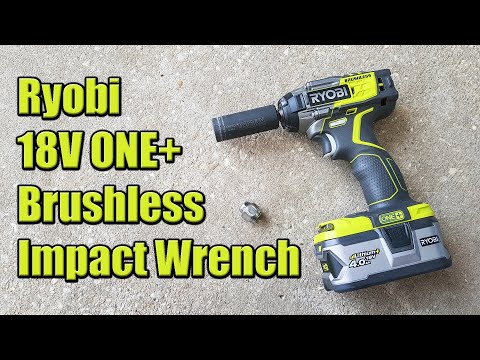 18v One Brushless Impact Wrench Ryobi Tools Review Video 1