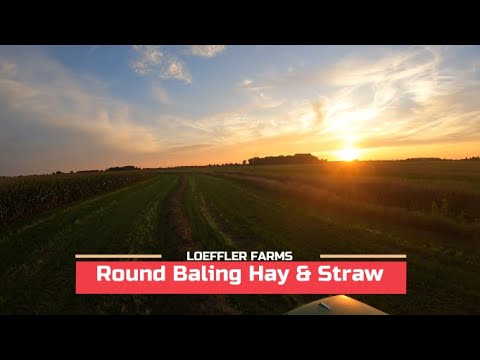 Round Baling Hay & Straw