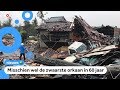 Verwoesting door zware orkaan in Japan